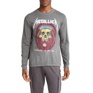 Metallica Gray Graphic Tee - Short Sleeve